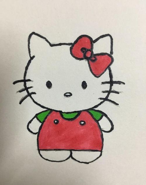 游戏填色画画_游戏填色达人_填色游戏-kitty